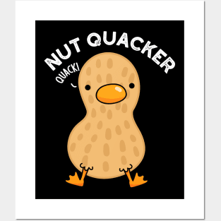 Nut Quacker Funny Peanut Puns Posters and Art